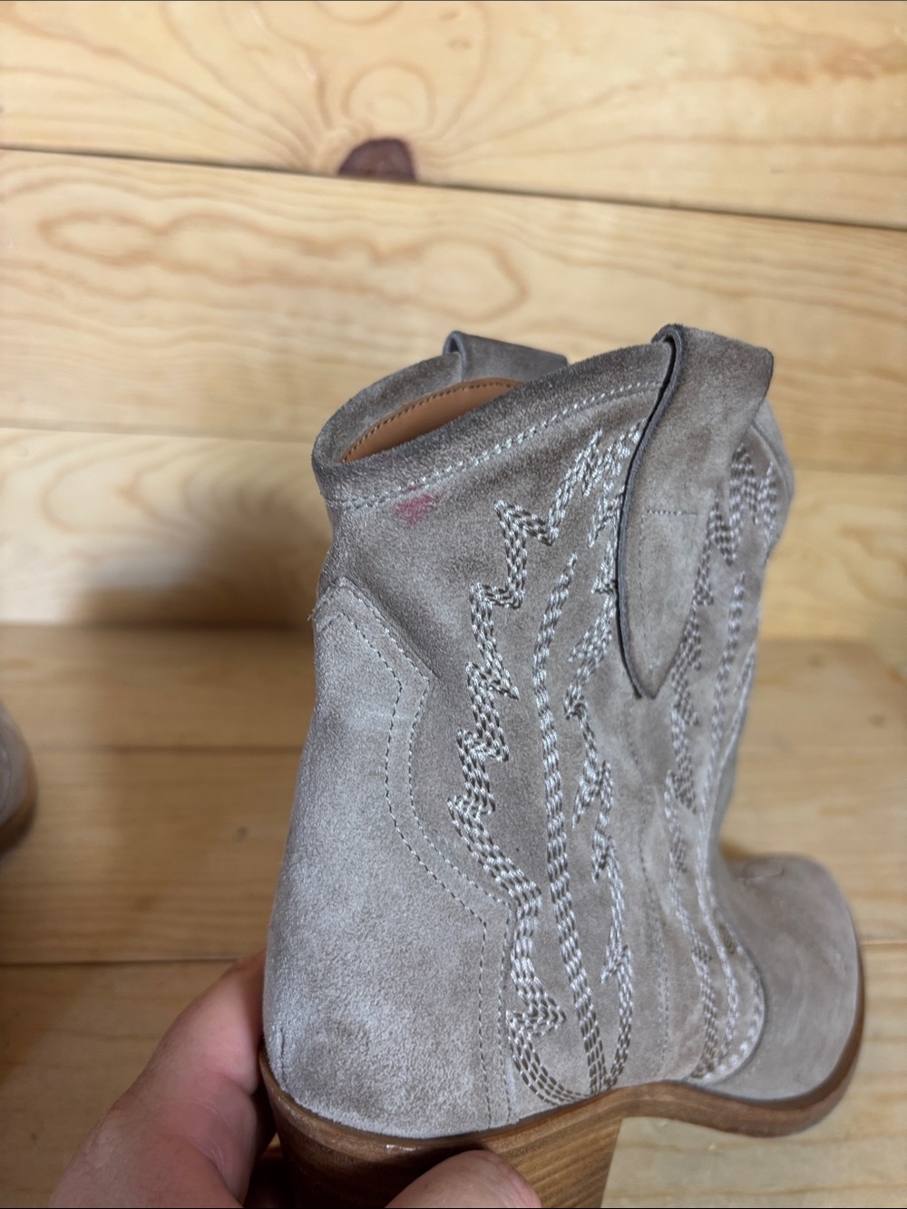 La Canadienne western suede boots 39 - Picture 10 of 11